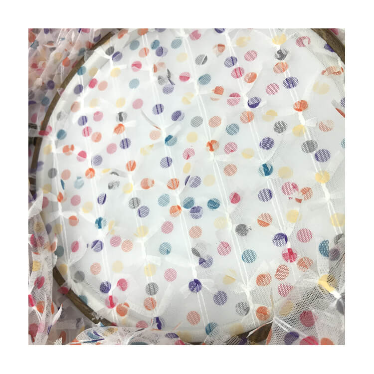 Embroidered Fabric Dress Printed Polyester for Women's Wear Wholesale 6
